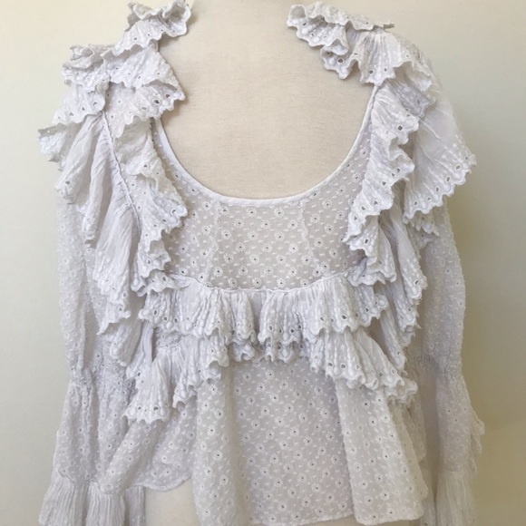 ISABEL MARANT MAIN LINE NOT ETOILE 2018 WHITE TOP - Picture 3 of 8